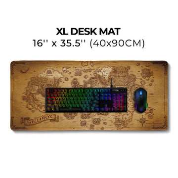 xl 40 x 90 desk mat