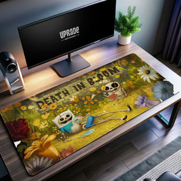 Adventure Time Death in Bloom Desk Mat, Floral Mouse Pad