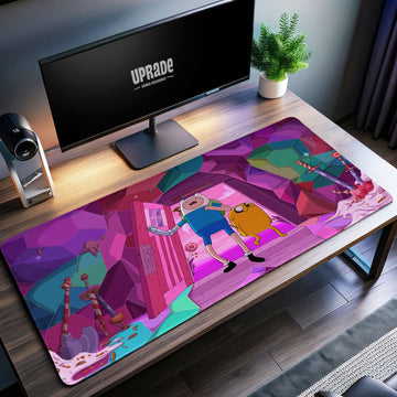 Adventure Time Desk Mat, Finn & Jake’s Colorful World Mouse Pad