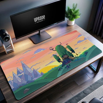 Adventure Time Treehouse Desk Mat, Finn & Jake’s Home Mouse Pad