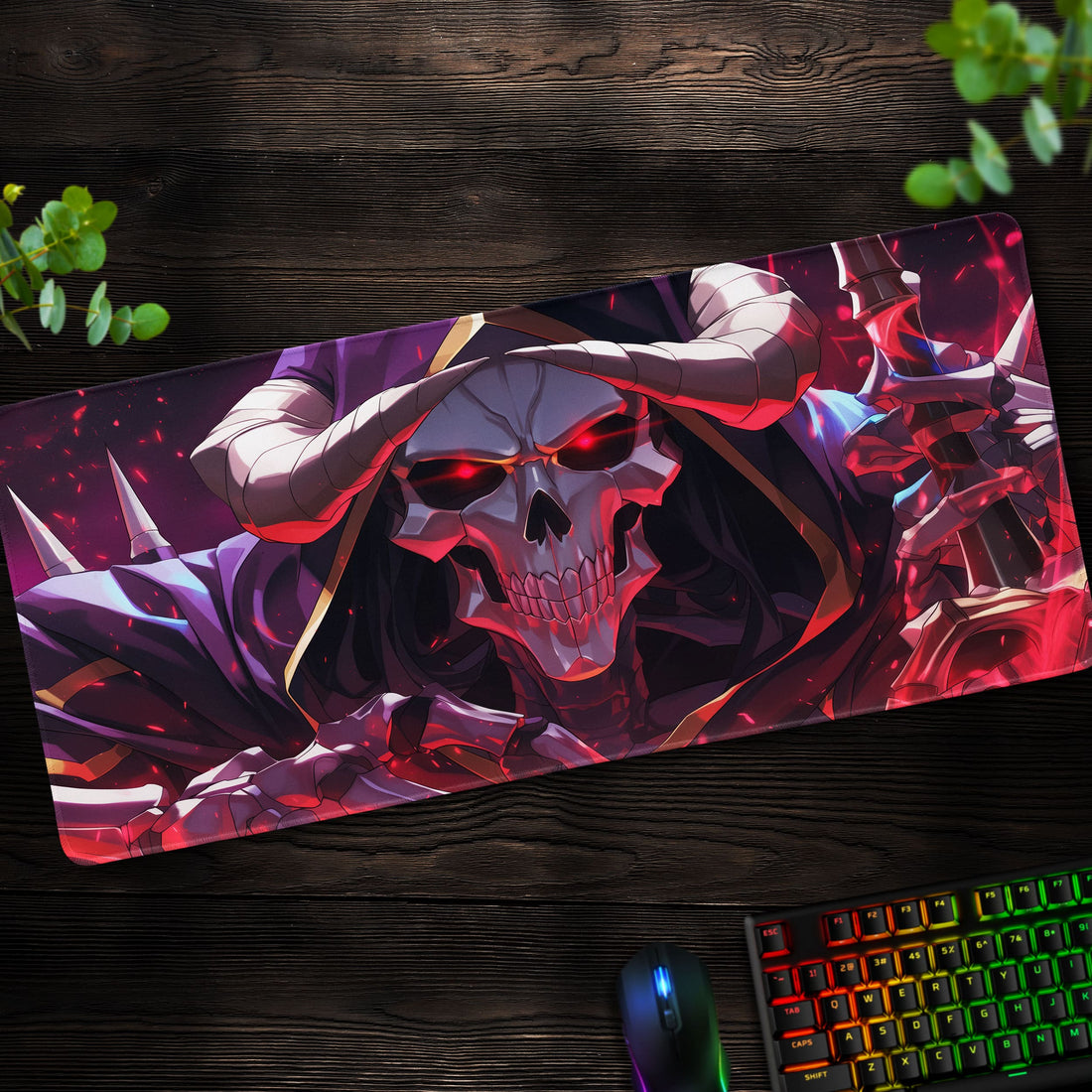 Ainz Ooal Gown Desk Mat, Overlord Gaming Mouse Pad