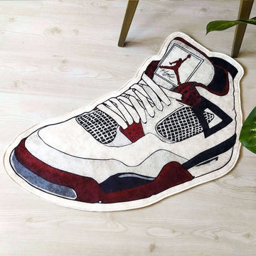 Air Jordan Sneaker Rug, Retro Shoe Carpet for Sneakerheads