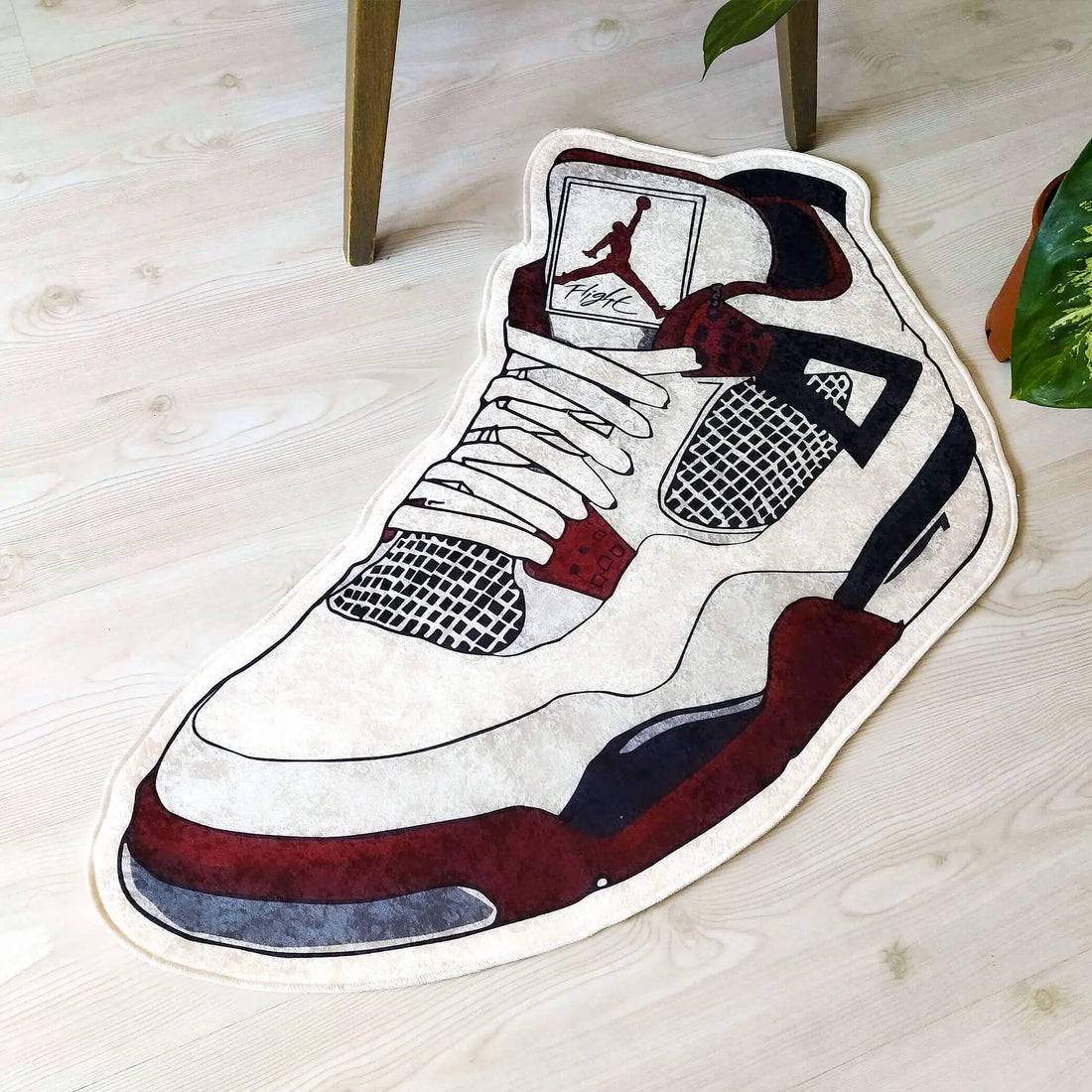 Air Jordan Sneaker Rug, Retro Shoe Carpet for Sneakerheads