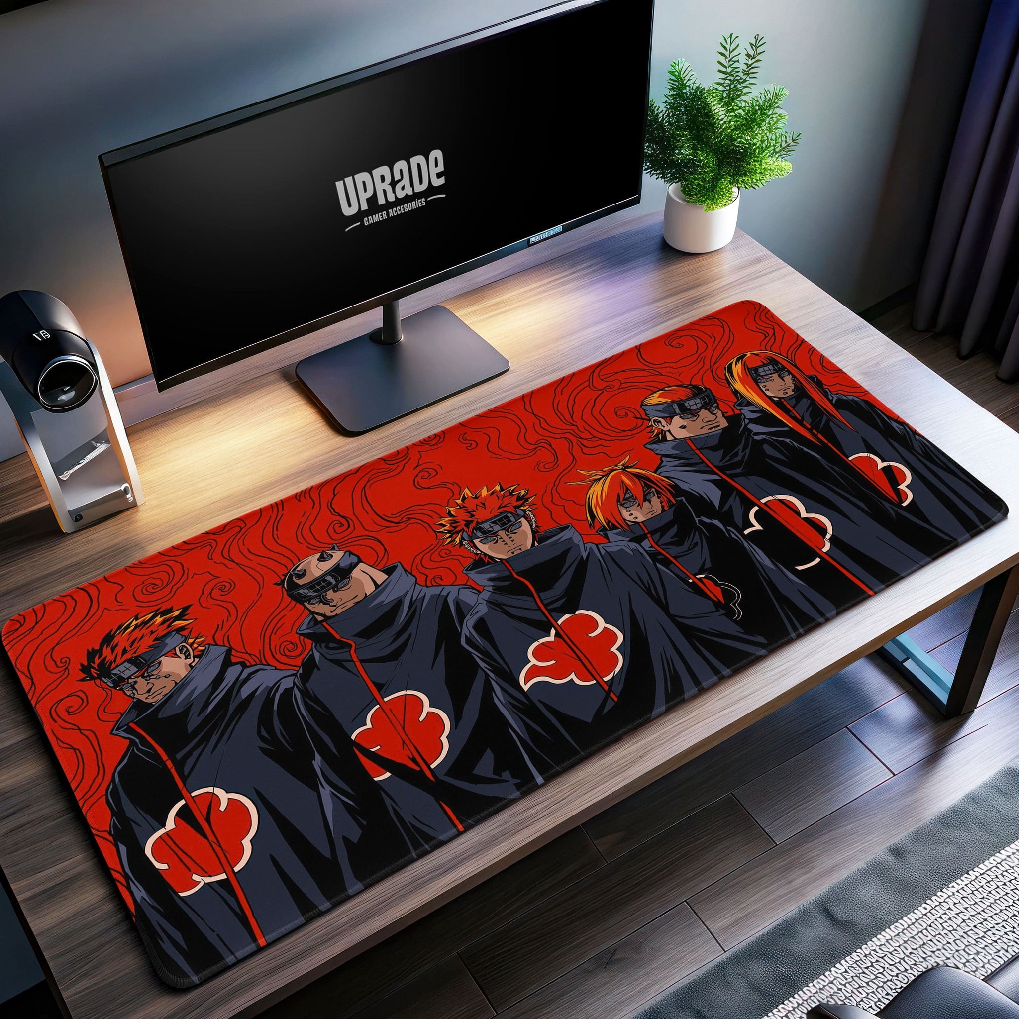 Akatsuki Clan Desk Mat, Naruto Anime Mouse Pad