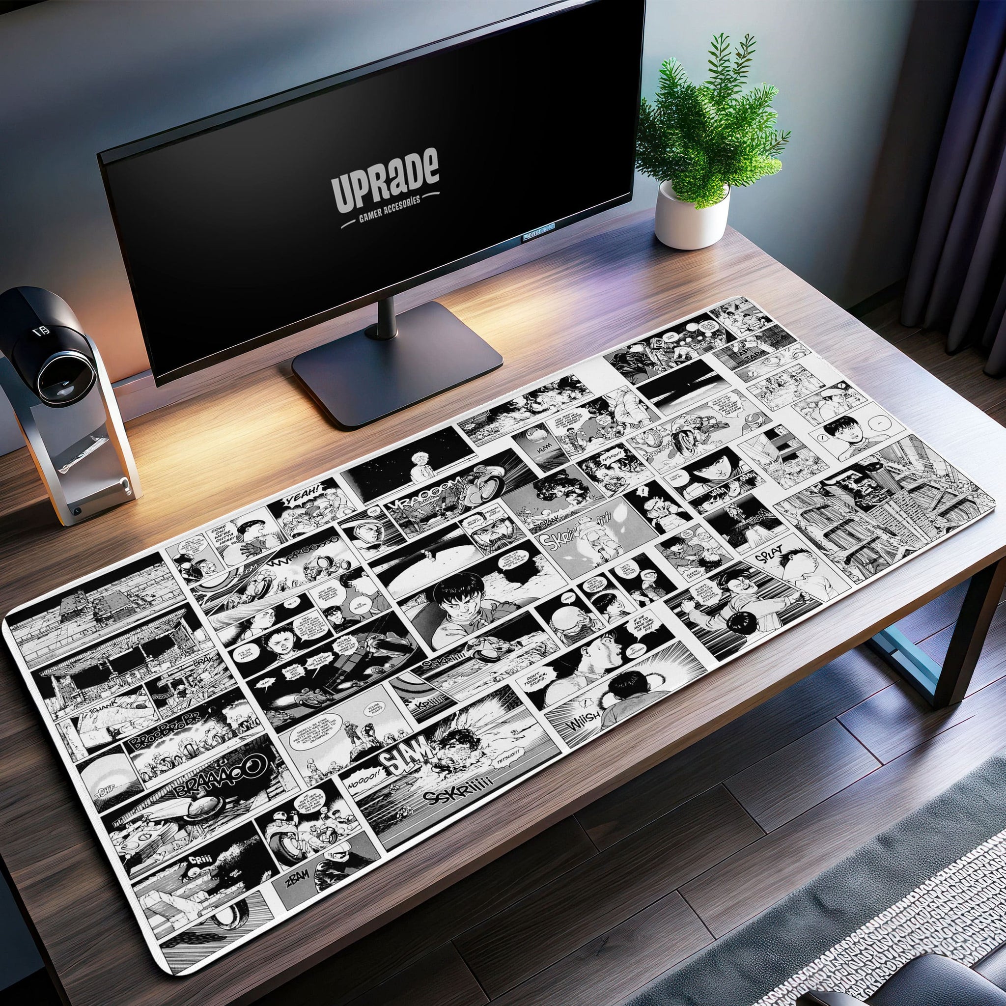 Manga Collage Desk Mat, Akira Anime Mouse Pad