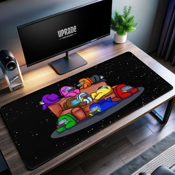 Among Us Crew Lounge Desk Mat, Gaming Mouse Pad