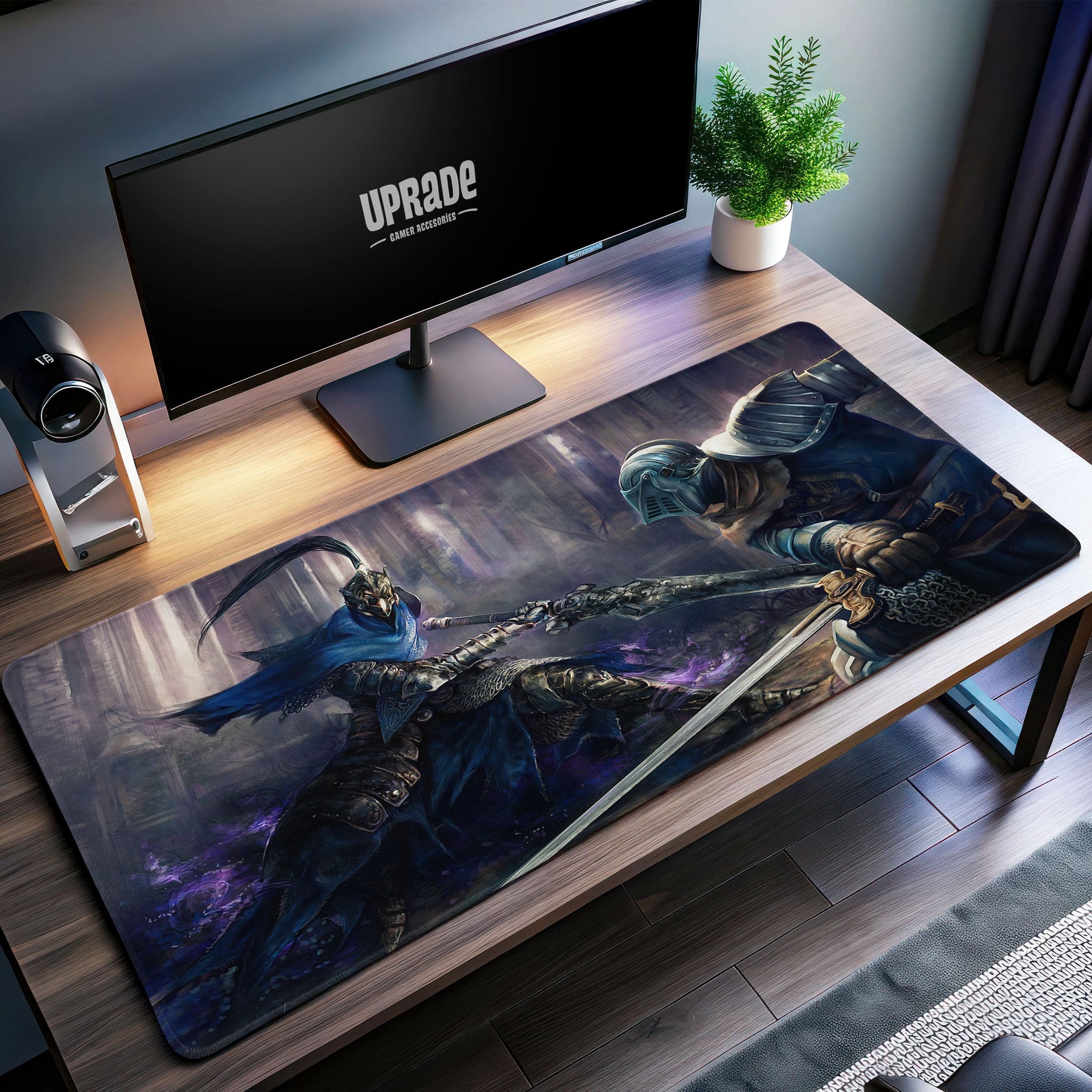 Artorias Battle Desk Mat, Epic Dark Souls Mouse Pad