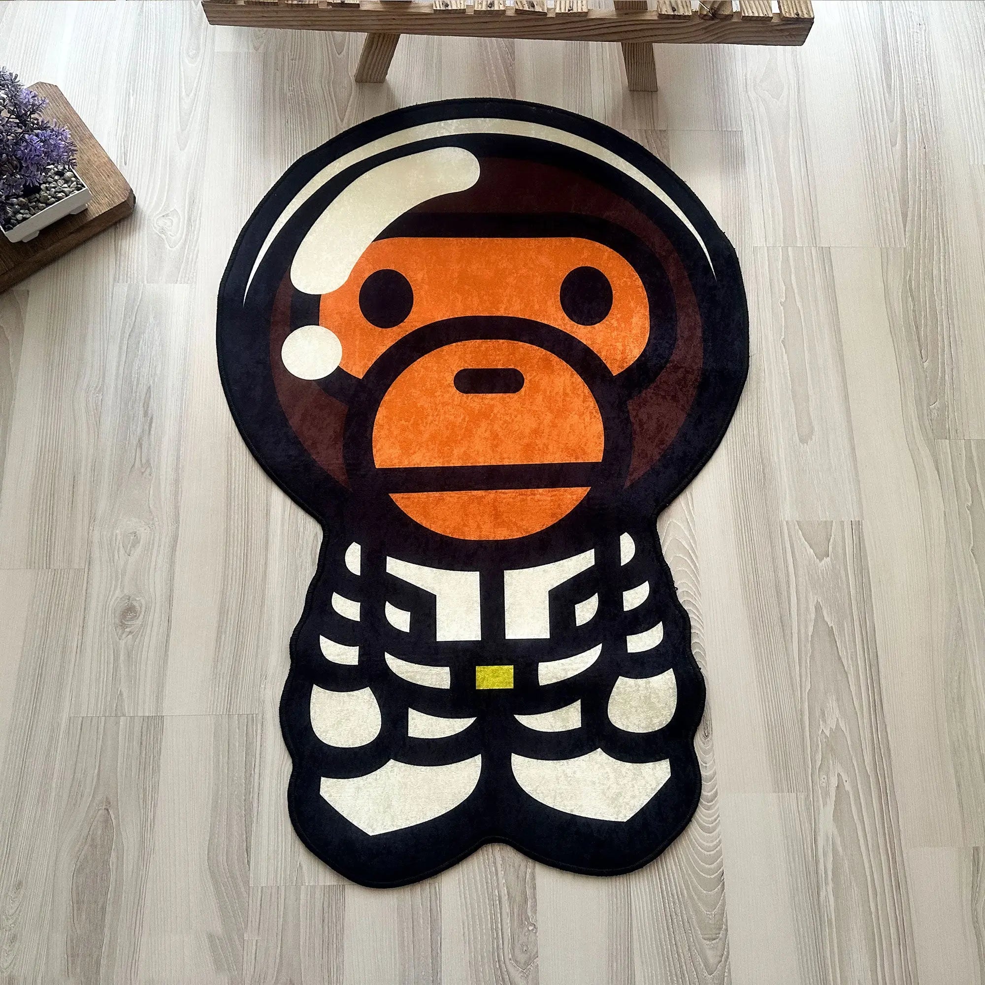 BAPE Astronaut Rug, Unique Streetwear Inspired Carpet