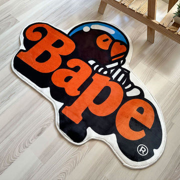 Baby Milo Bape Text-Shaped Soft Rug