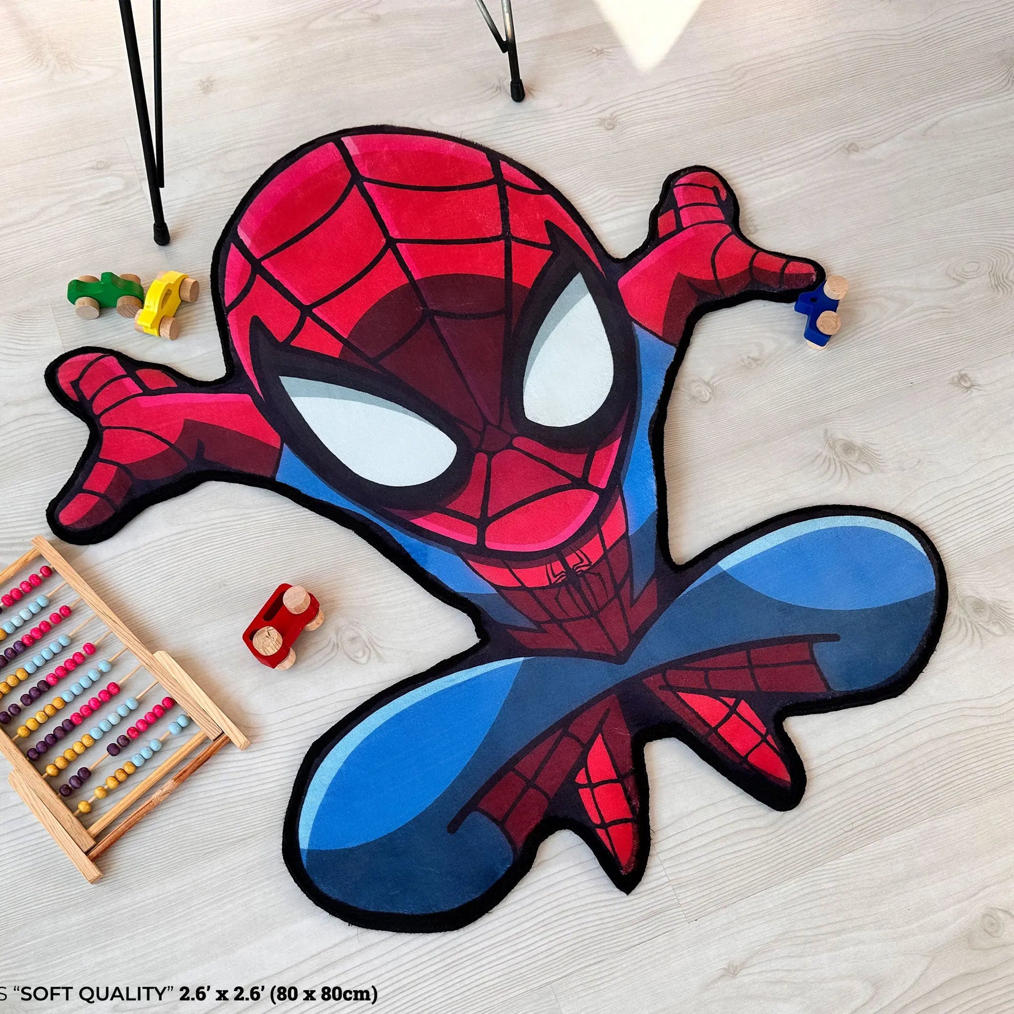 Baby Spiderman Rug, Fun Marvel Hero Shaped Carpet