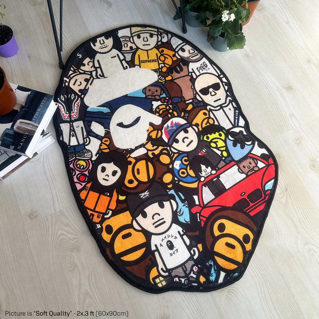 BAPE All-Star Rug, Streetwear-Inspired Carpet