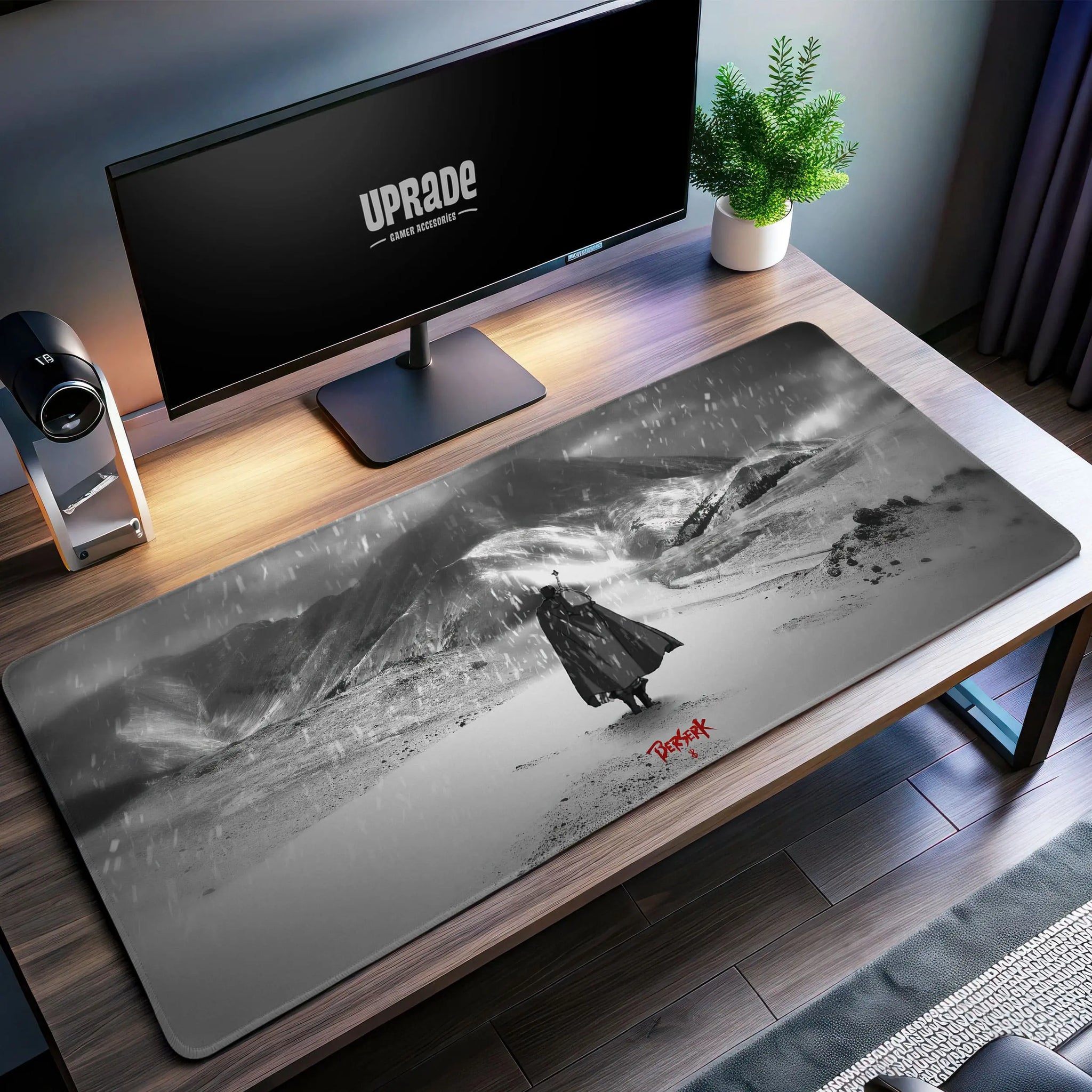Berserk Lone Wanderer Desk Mat, Guts Mouse Pad - Cocoon Markt
