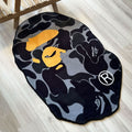 Black Camo Bape Streetwear Area Rug, Sneakerhead Carpet - Cocoon Markt