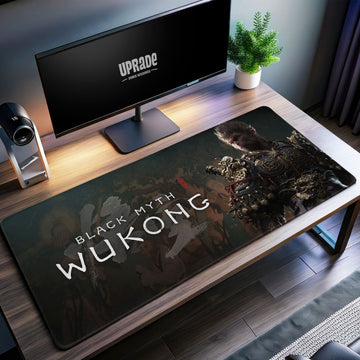 Black Myth Wukong Desk Mat, Legendary Monkey King Mouse Pad