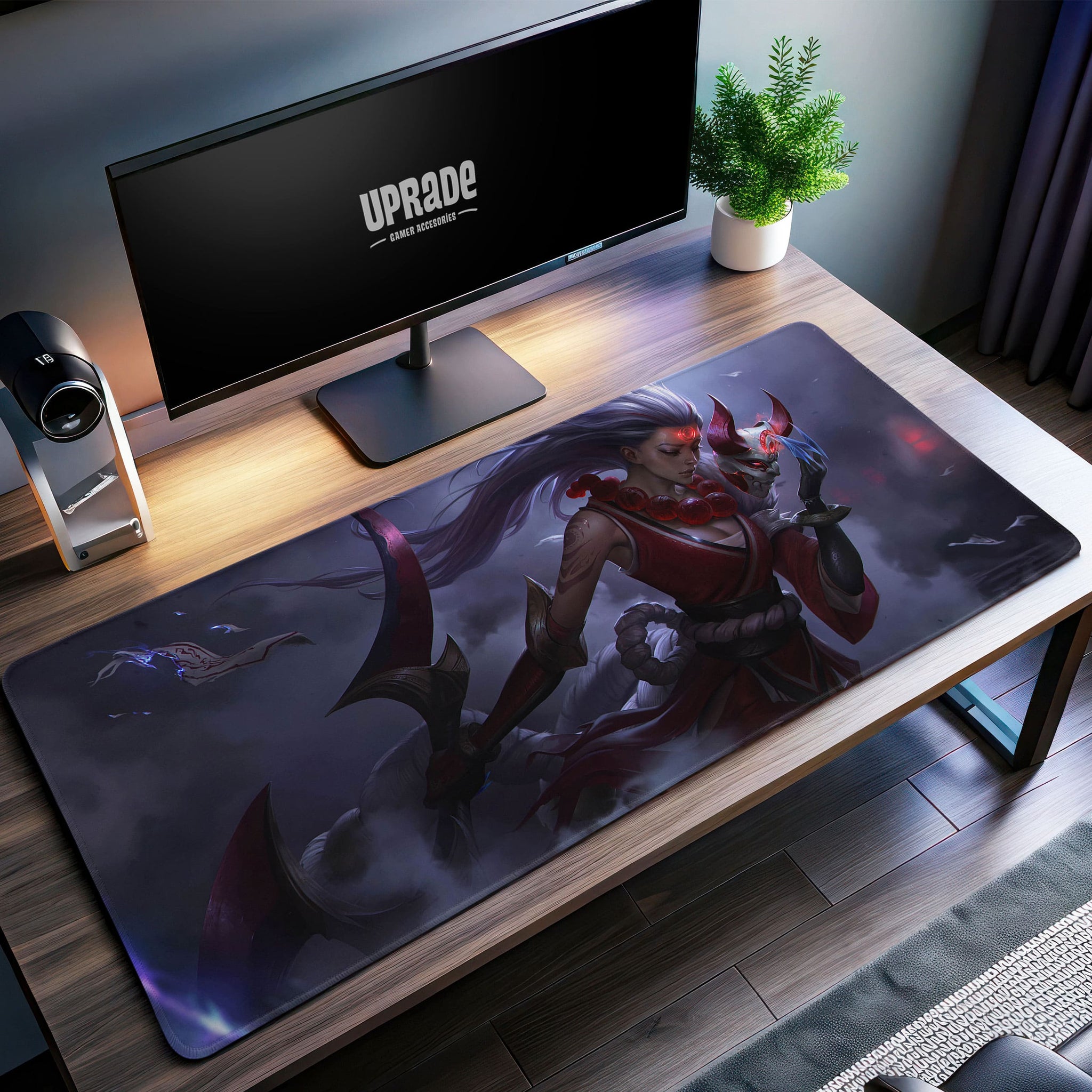 Diana Eclipse Desk Mat, League of Legends Lunar Mouse Pad