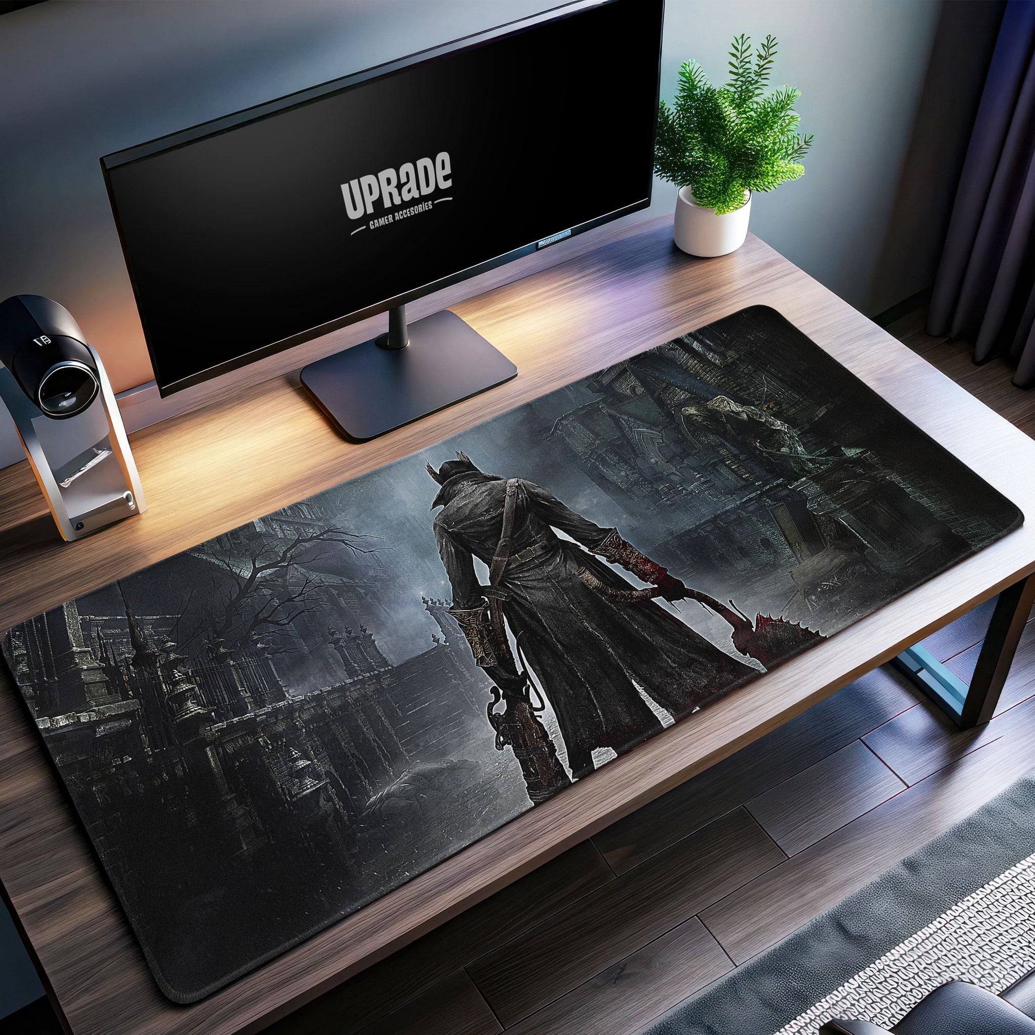 Bloodborne Hunter’s Arsenal Desk Mat, Yharnam Streets Mouse Pad