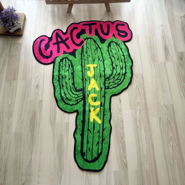 Cactus Jack Rug, Bold Music Room Decorative Carpet