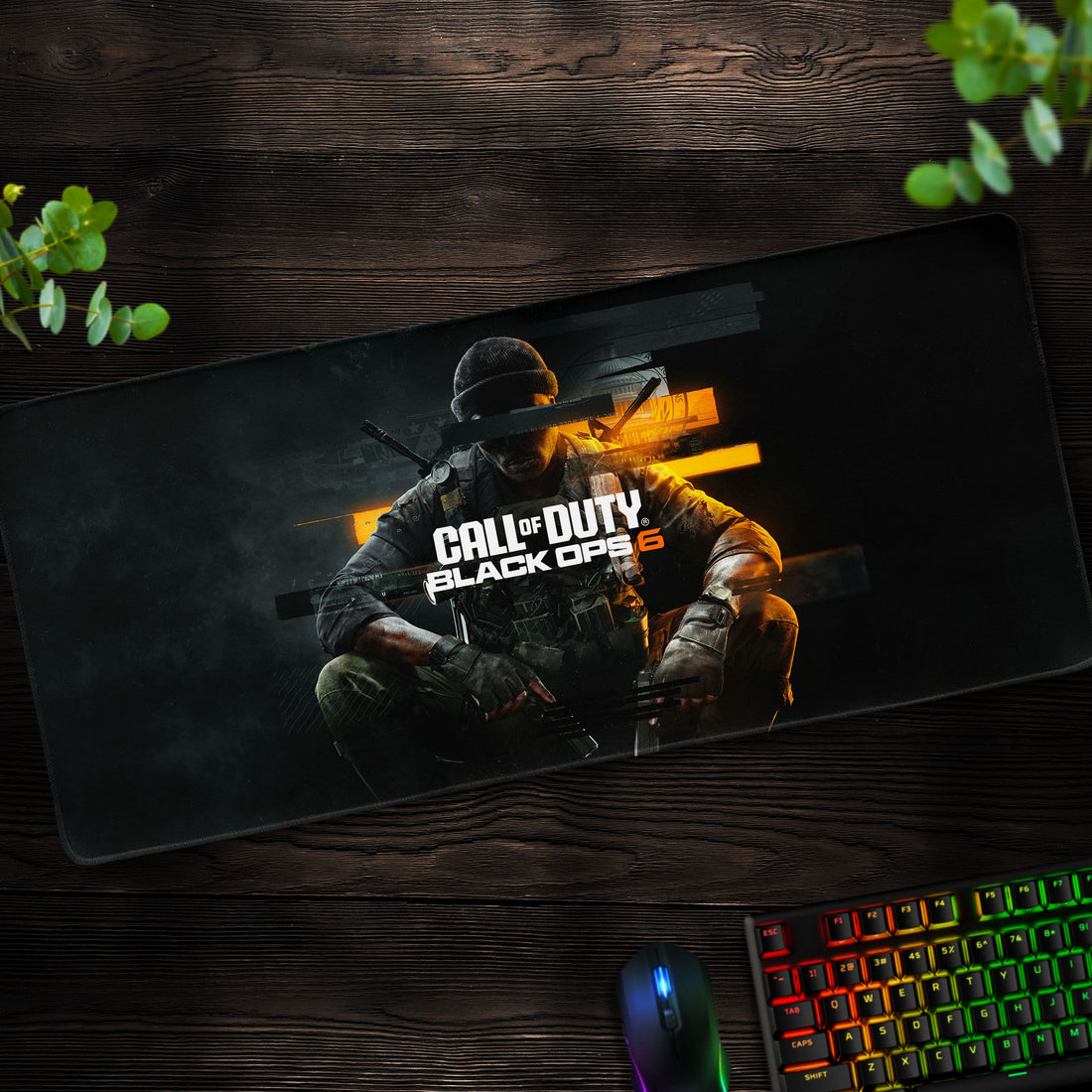 Black Ops 6 Desk Mat, CoD Tactical Mouse Pad