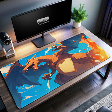 Charizard Flame Flight Desk Mat, Pokémon Mouse Pad