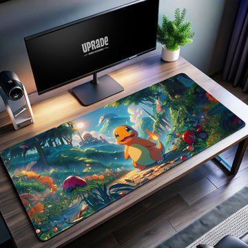 Charmander Forest Journey Desk Mat, Adventure Pokémon Mouse Pad