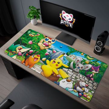 Pokémon Friends Picnic Desk Mat, Pikachu Mouse Pad