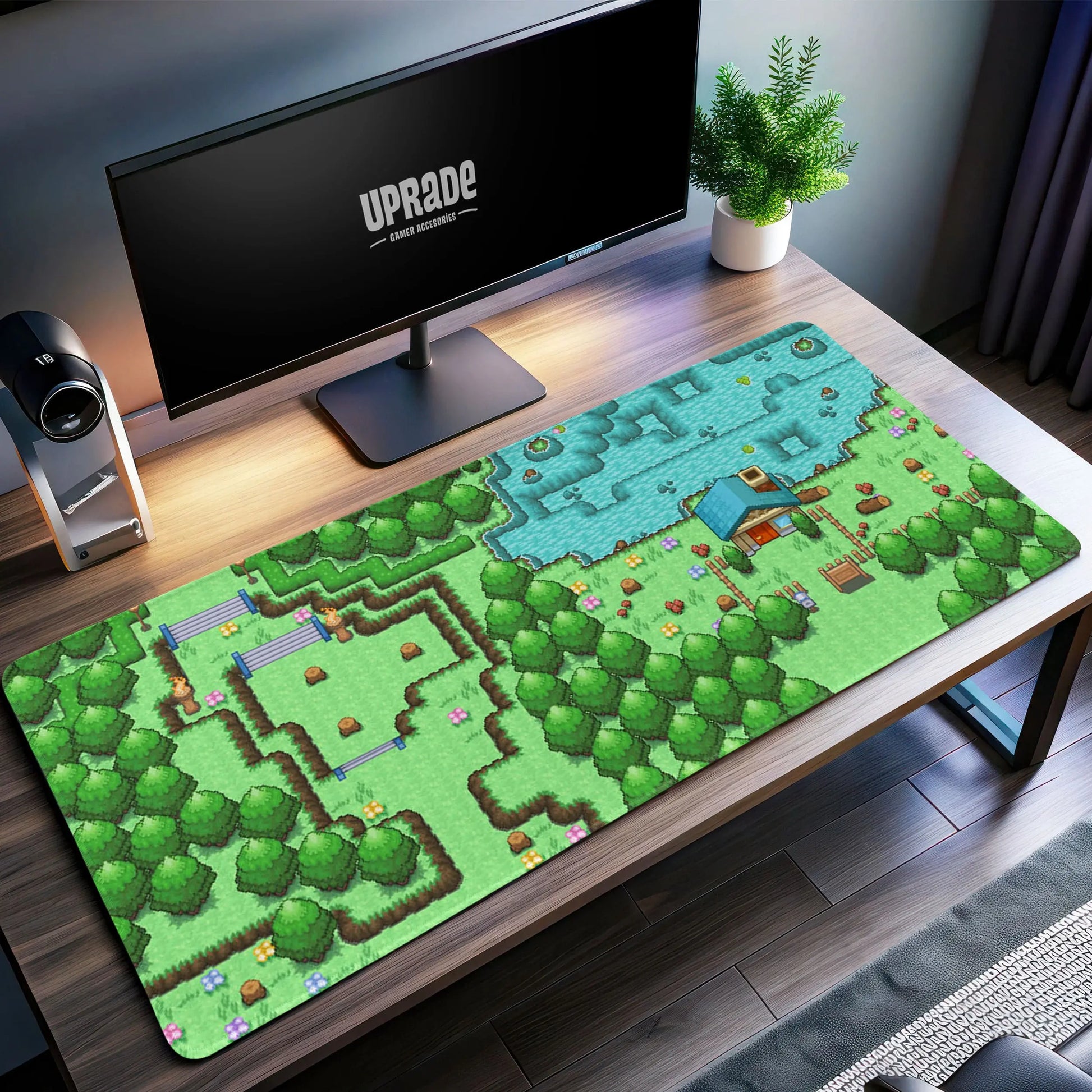 Pokemon Forest Desk Mat, Adventure Map Mouse Pad - Cocoon Markt