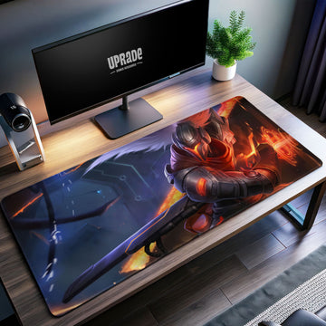 Cyber Shadow Yasuo Desk Mat, League of Legends Mouse Pad