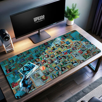 Marvel Hero & Villain Collage Desk Mat, Comic Universe Mouse Pad