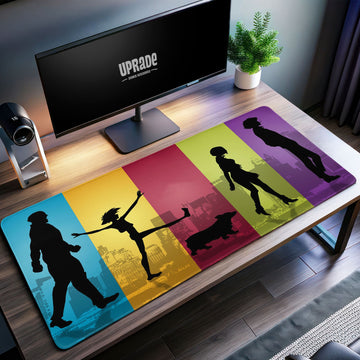 Cowboy Bebop Silhouette Desk Mat, Anime Mouse Pad