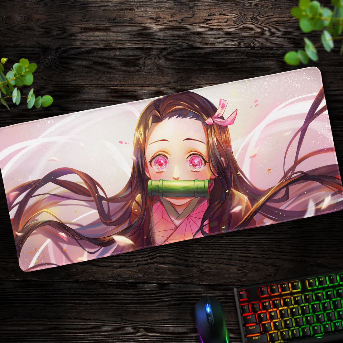 Nezuko Kamado Desk Mat, Demon Slayer Mouse Pad