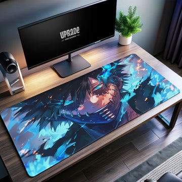 Dabi Flames Desk Mat, My Hero Academia Mouse Pad