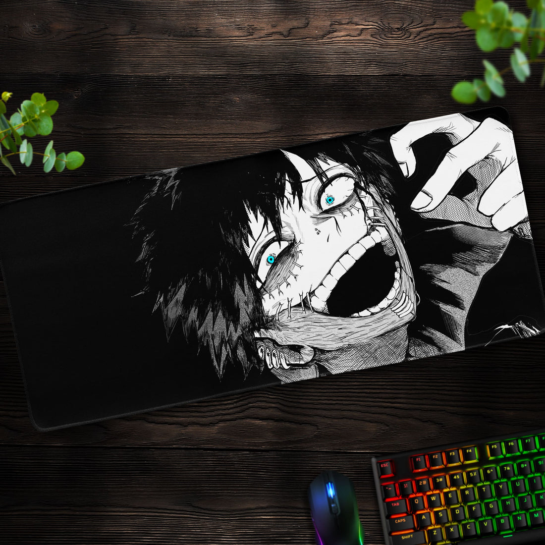 Dabi Chaos Desk Mat, My Hero Academia Mouse Pad