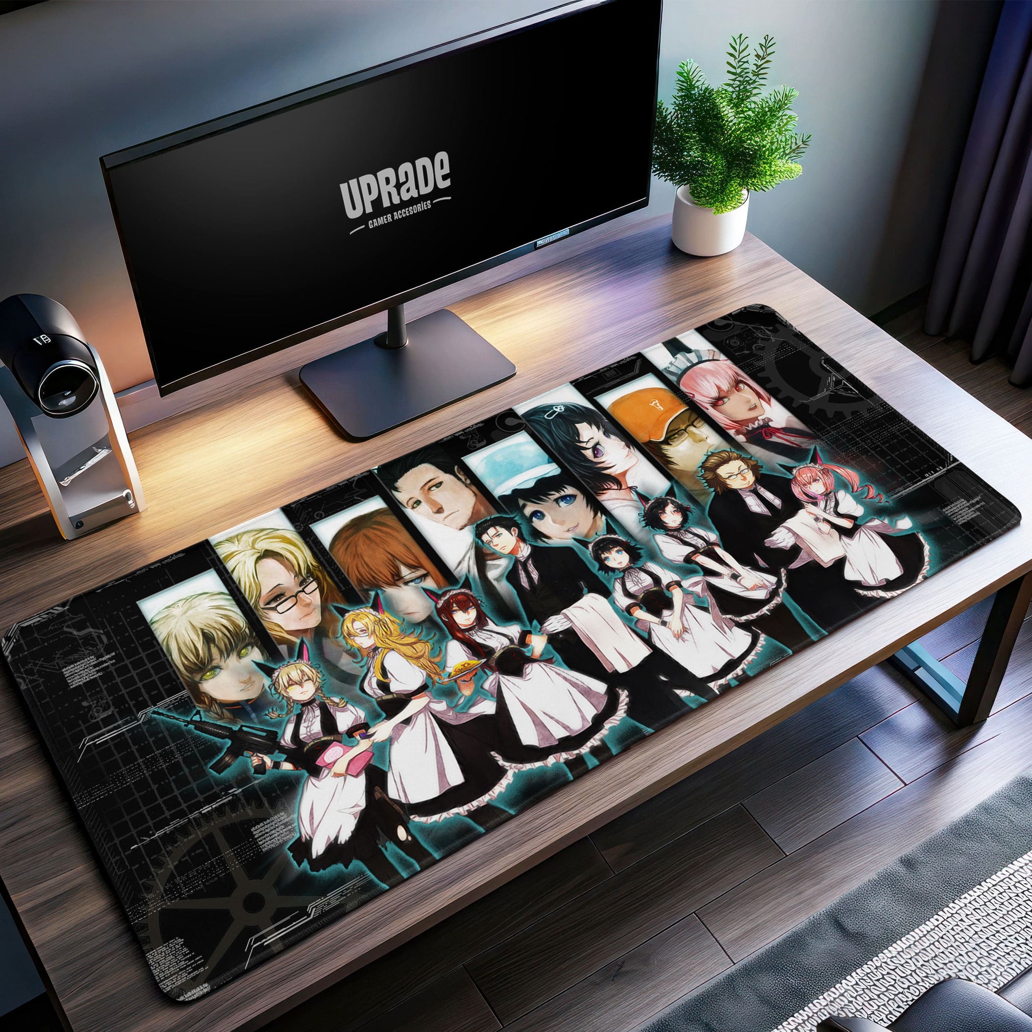 Steins;Gate Maid Café Desk Mat, Lab Members Mouse Pad - Cocoon Markt