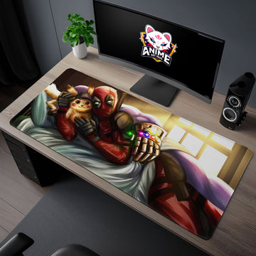 Deadpool Infinity Nap Desk Mat, Quirky Marvel Mouse Pad