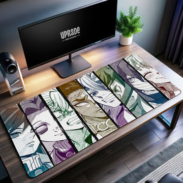 Hashira Portrait Desk Mat, Demon Slayer Mouse Pad