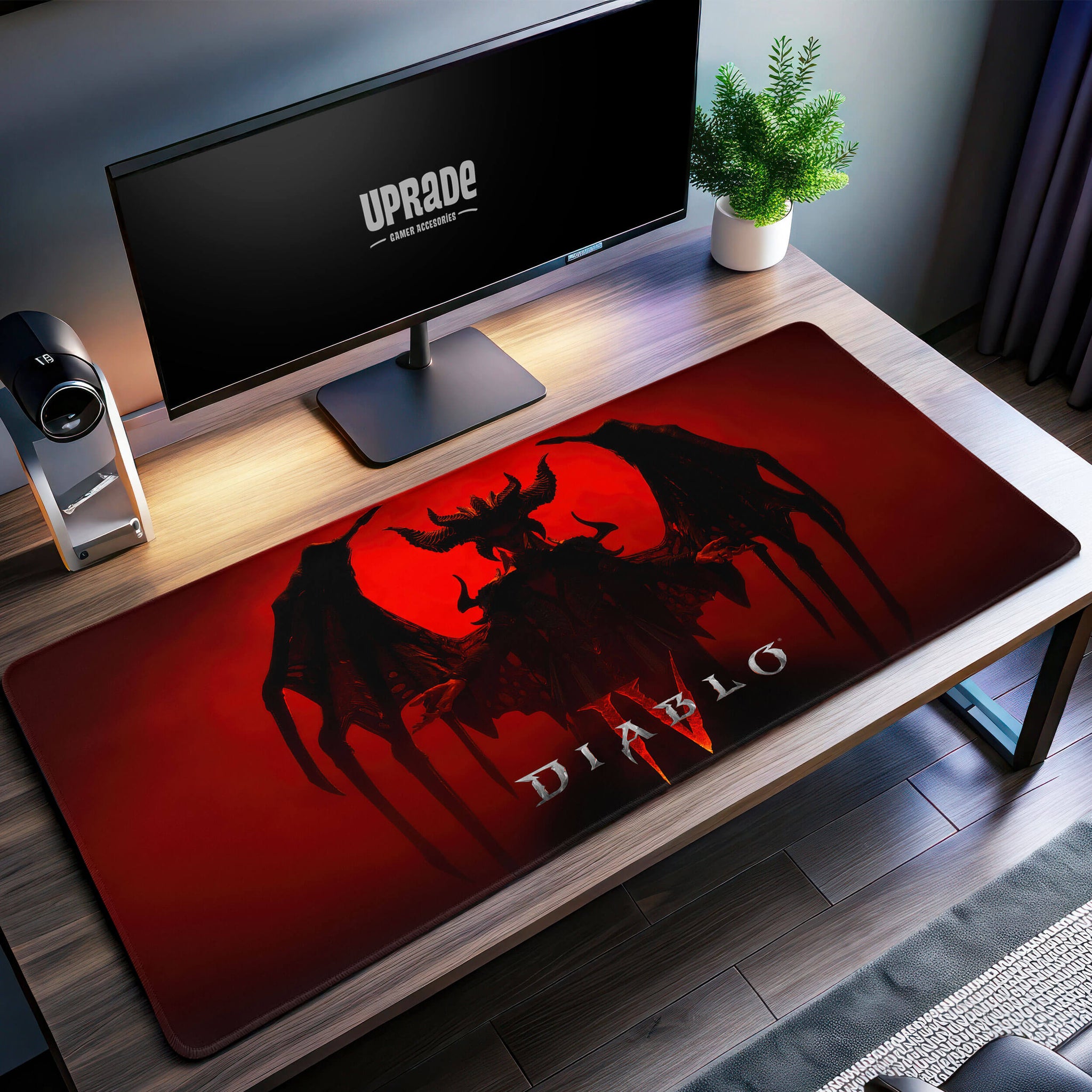 Diablo IV Shadowed Lord Desk Mat, Lilith's Descent Mouse Pad