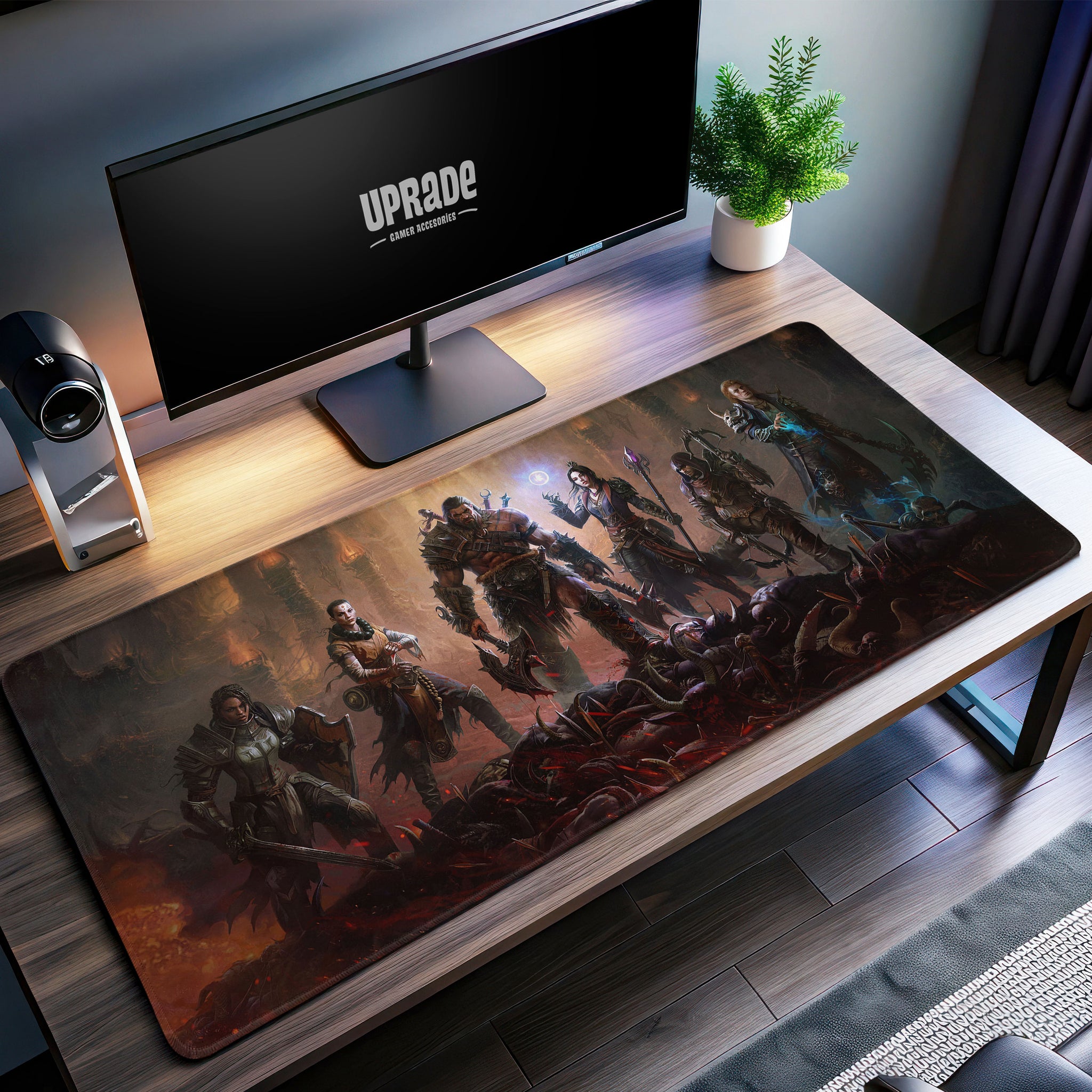 Diablo Heroes Desk Mat, Ultimate Demon Slayer Mouse Pad