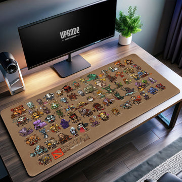 Dota 2 Chibi Heroes Schreibtischunterlage, bezauberndes Gaming-Mauspad