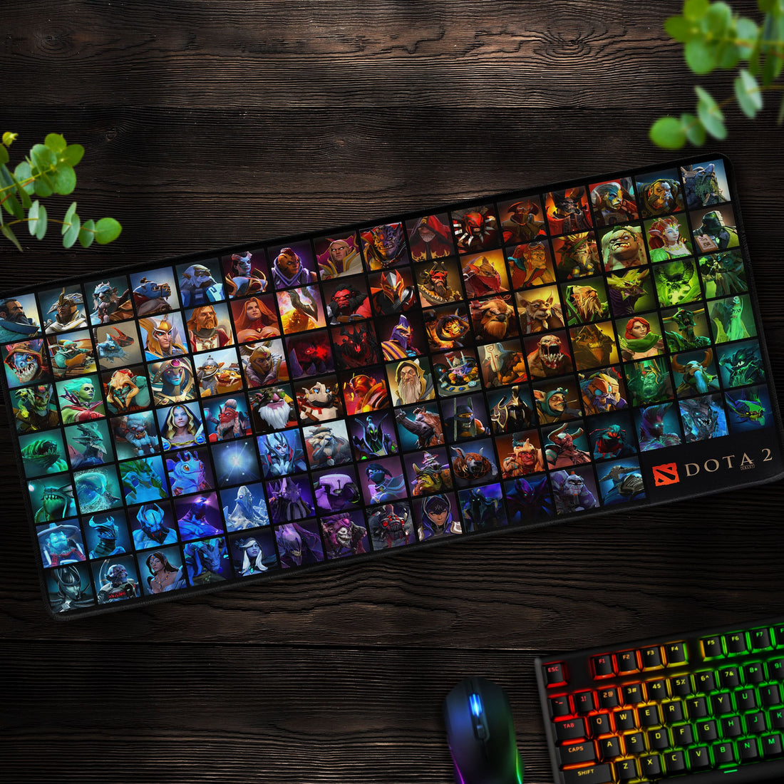 Dota 2 Heroes Desk Mat, Ultimate Gaming Mouse Pad