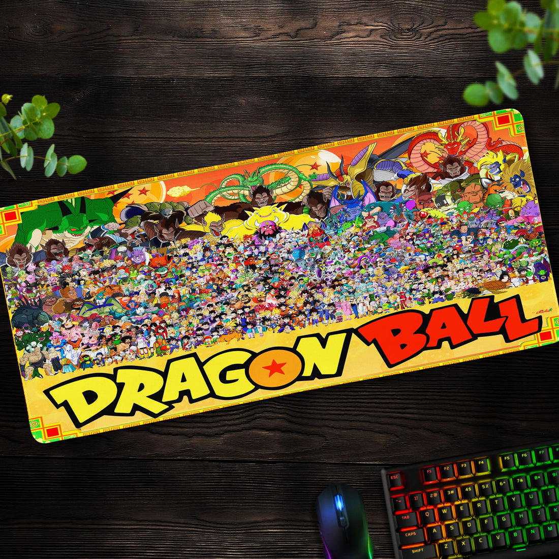 Dragon Ball All Characters Desk Mat, Ultimate Anime Mouse Pad