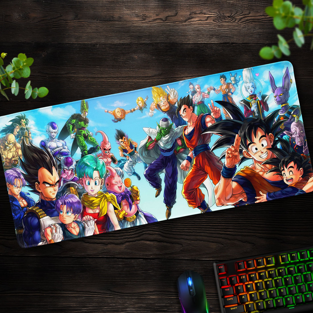 Dragon Ball Z Universe Desk Mat, All Characters Mouse Pad