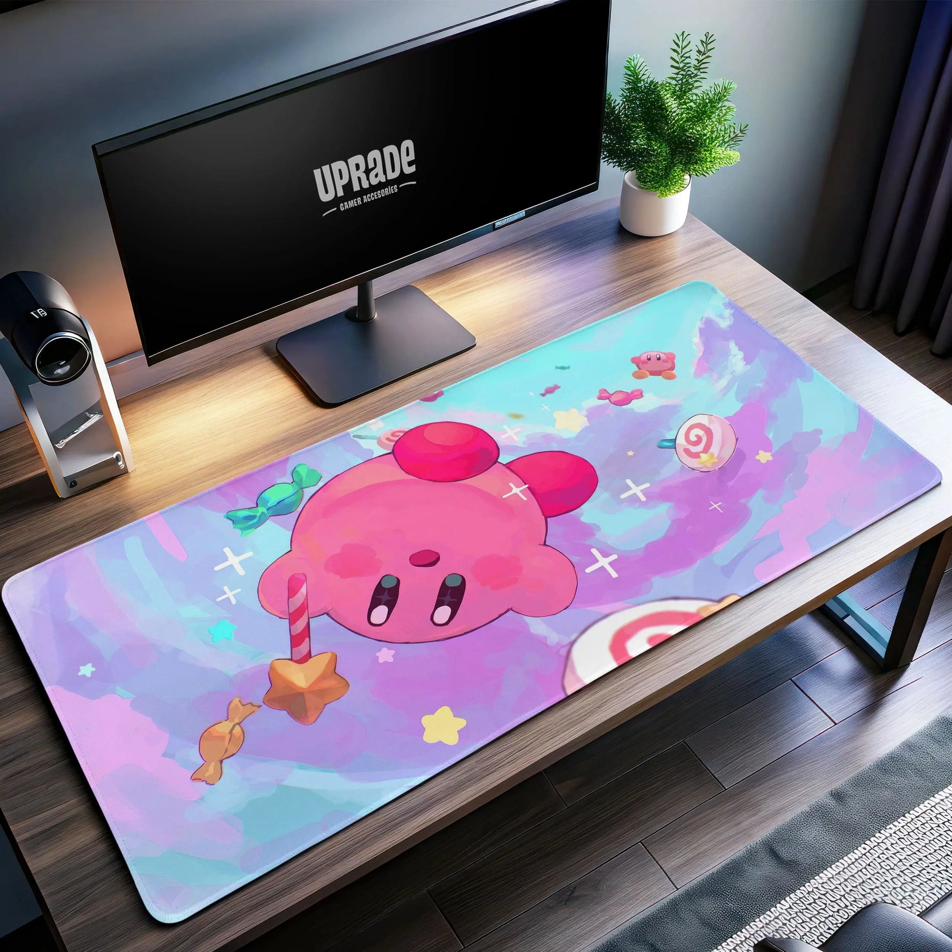 Kirby Dreamland Desk Mat, Pastel Adventure Mouse Pad - Cocoon Markt