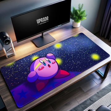 Kirby Starry Night Desk Mat, Dream Land Mouse Pad