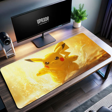 Electrifying Pikachu Desk Mat, Pokémon Mouse Pad