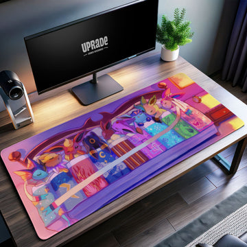 Eevee Evolution Sleepover Desk Mat, Pokémon Mouse Pad