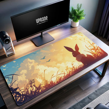 Eevee Sunset Desk Mat, Pokémon Mouse Pad