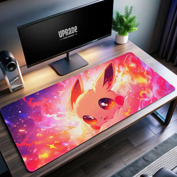 Eevee Radiant Glow Desk Mat, Pokémon Mouse Pad