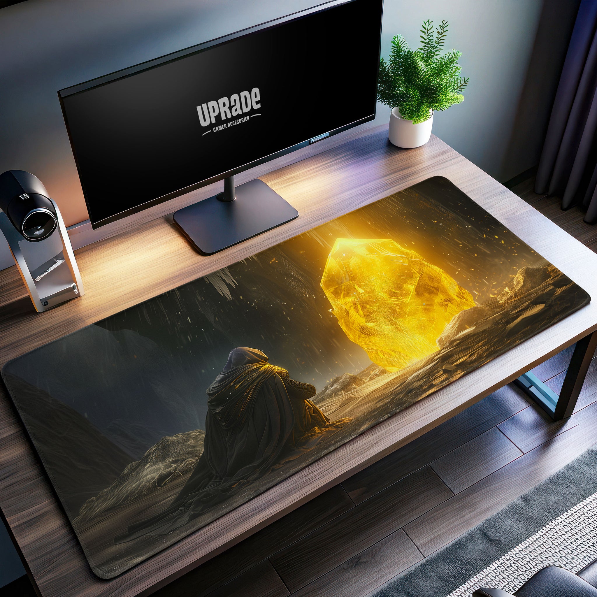 Elden Ring Golden Rune Desk Mat, Mystical Cavern Mouse Pad