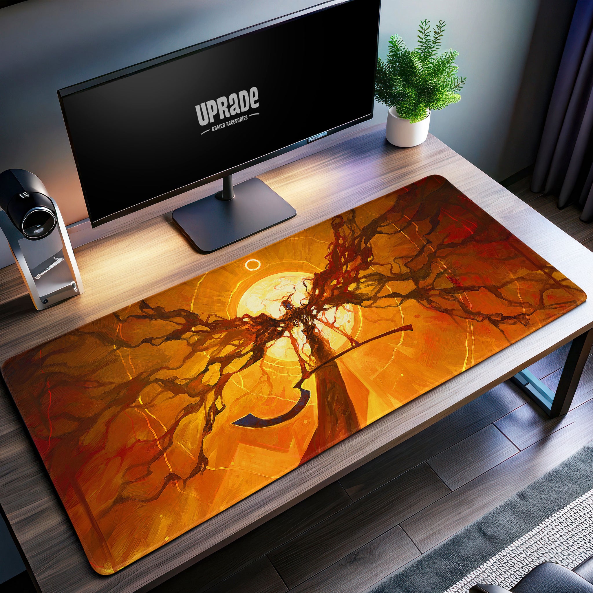 Elden Ring Tree of Life Desk Mat, Golden Radiance Mouse Pad