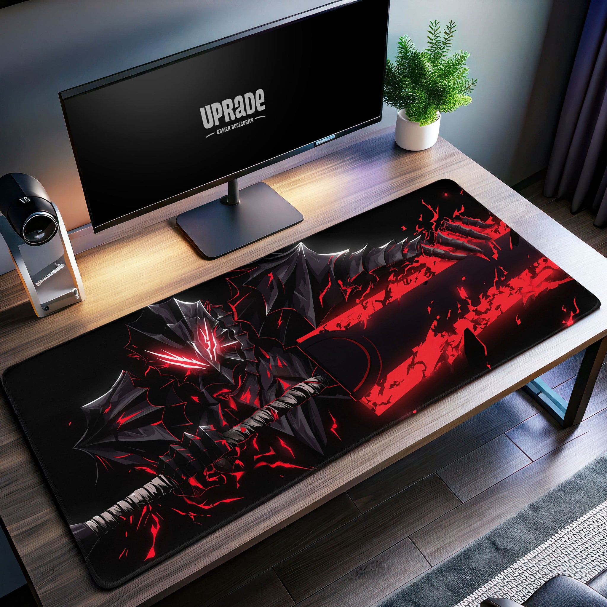 Berserk Eclipse Fury Desk Mat, Guts Anime Mouse Pad